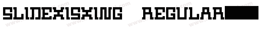 SLIDEXISXING REGULAR字体转换